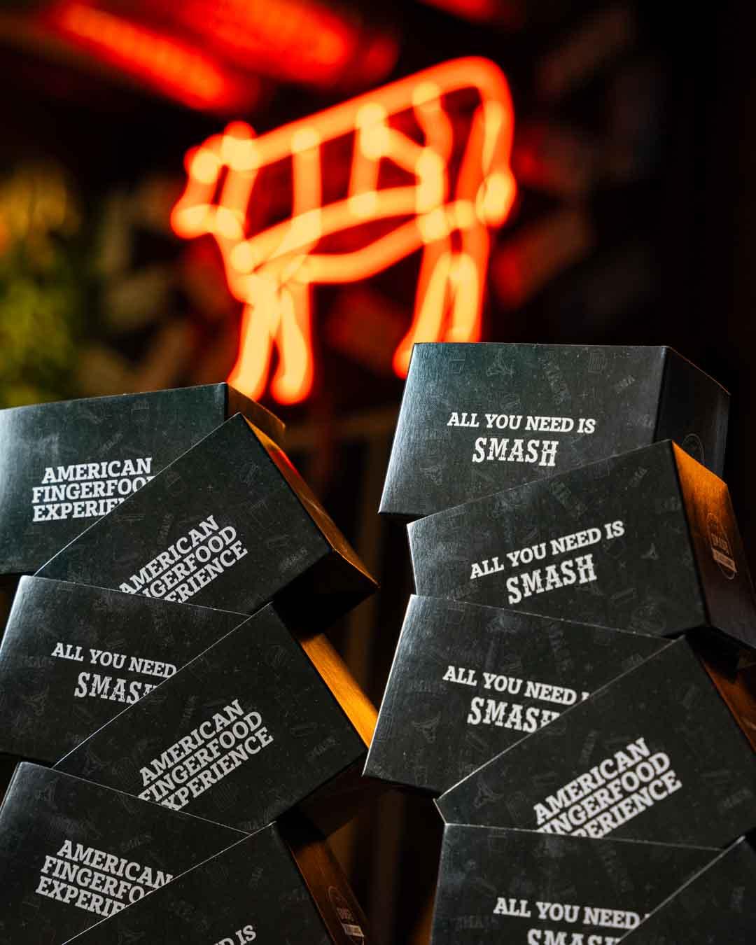 Cajas de smash burger