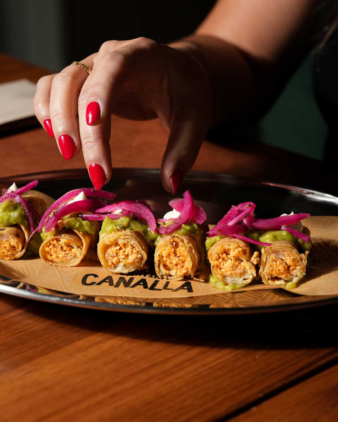 Rolls de pollo