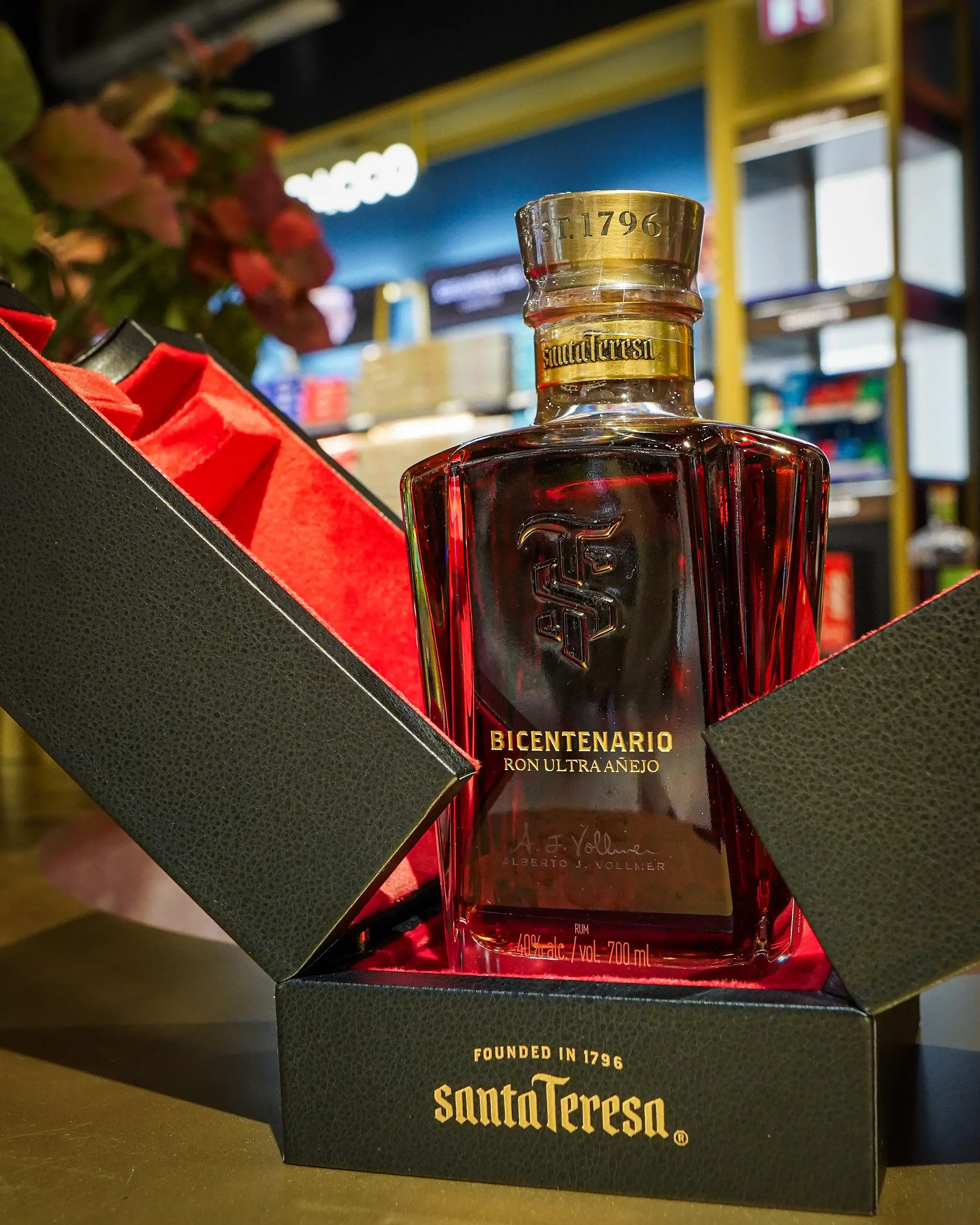 Santa Teresa Rum bottle